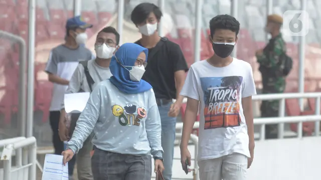 Vaksinasi Massal Anak Usia 12-17 Tahun di GBK