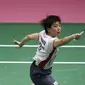 Akane Yamaguchi memimpin Jepang mengalahkan Thailand pada final Piala Uber 2018, Sabtu (26/5/2018) WIB. (AP Photo/Sakchai Lalit)