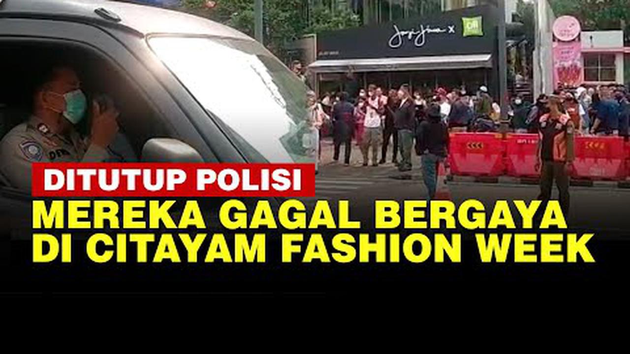 VIDEO: Nasib 'Model Dadakan' Citayam Fashion Week Ditutup, Sudah Dandan Gagal Bergaya