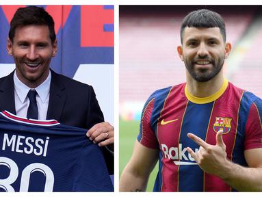 Bursa transfer musim ini diramaikan dengan perpindahan beberapa pemain elite Eropa dengan status bebas transfer atau gratis. Yang paling menyita perhatian tentunya Lionel Messi. Jika dikumpulkan, para pemain tersebut dapat membentuk sebuah starting XI jempolan. (Foto: Kolase AFP)