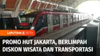 Merayakan Hari Ulang Tahun Jakarta ke-497, berbagai promo menarik dihadirkan Pemerintah Provinsi DKI Jakarta. Salah satunya bagi Anda para pengguna transportasi publik, MRT, LRT, dan juga Transjakarta, cukup membayar Rp 1 saja.