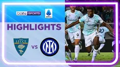 Berita video highlights laga pekan pertama Liga Italia (Serie A) 2022/2023 antara Lecce melawan Inter Milan, di mana Romelu Lukaku mencetak gol cepat, Minggu (14/8/2022) dinihari WIB.