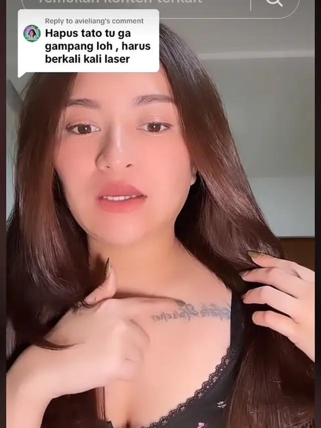 Nathalie Holscher ungkap tato (TikTok/nathalieholscher14)