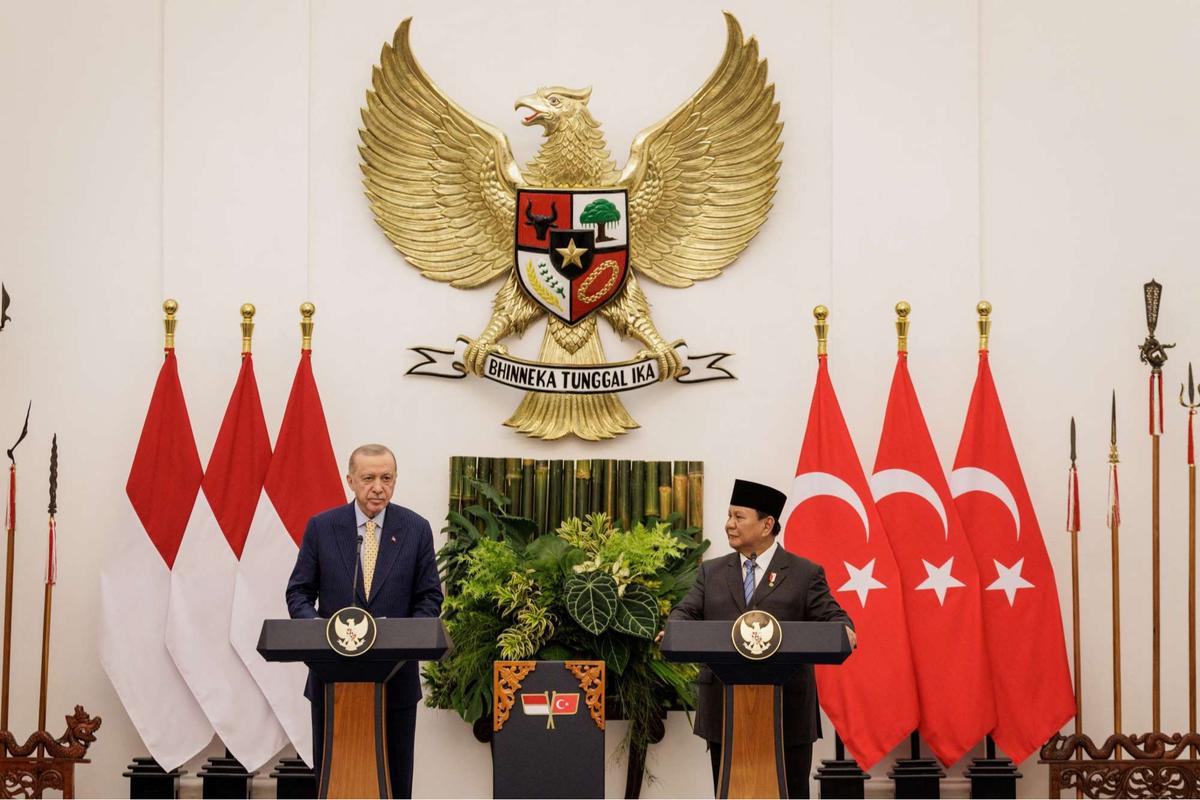 Presiden Prabowo terima kunjungan Presiden Turki Erdogan di Istana Bogor
