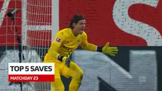 Berita Video 5 Saves Terbaik Bundesliga Pekan 23, Cek Torehan dari Kiper Borussia Monchengladbach, Yann Sommer