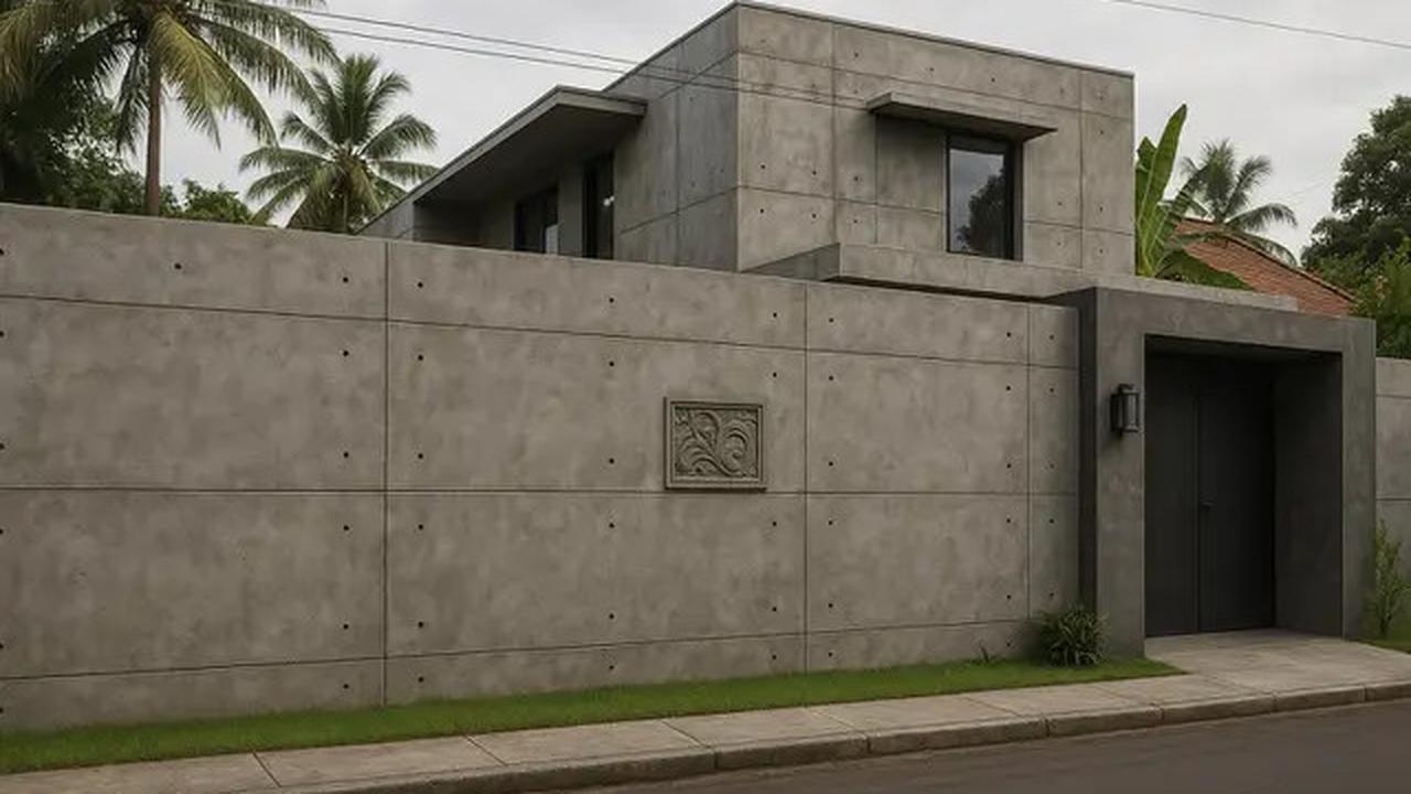 10 Model Pagar Tembok Tanpa Besi yang Lagi Hits, Bikin Tampilan Rumah Estetik dari Luar