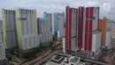 Foto areal suasana Wisma Atlet di Kemayoran, Jakarta, Kamis (1/3). 3 tower di Blok C2 dengan jumlah unit 1.932 unit yang menampung 5.796 orang. (Liputan6.com/Arya Manggala)