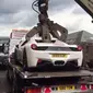 Ferrari 458 Spider Dihancurkan