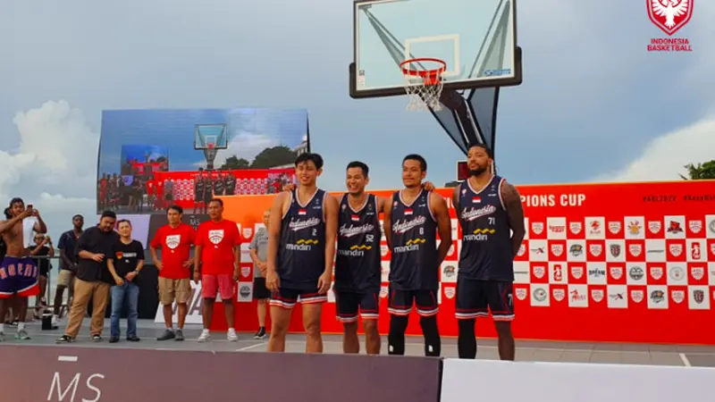 Timnas Bola Basket 3x3 Indonesia Putra