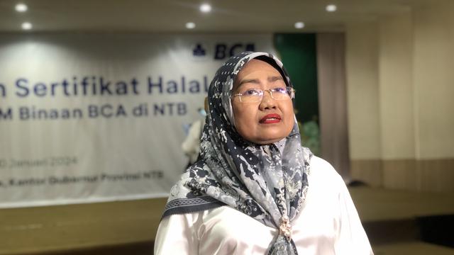 Kepala Pusat Registrasi dan Sertifikasi Halal Badan Penyelenggaraan Jaminan Produk Halal (BPJPH) Kementerian Agama (Kemenag), Siti Aminah. (Foto: Liputan6.com/Pipit IR)
