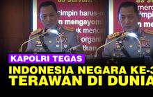 VIDEO: Kapolri Tegaskan Indonesia Paling Rawan ke-3 di Dunia, Singgung KKB Papua