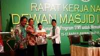 Menkominfo Rudiantara di Rapat Kerja Nasional (Rakernas) I Dewan Masjid Indonesia (DMI), yang diadakan Pimpinan Pusat (PP) DMI. Foto: Menkominfo