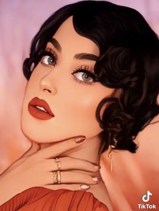 Tasya Farasya tampil bagaikan pemeran kartun di tahun 90an (tiktok/tasyafarasya)