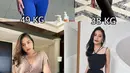 Lewat foto transformasi ini, Prilly menyebutkan diet makanan yang ia lakukan bisa terlaksana berkat konsistensi. (Liputan6.com/IG/@prillylatuconsina96)