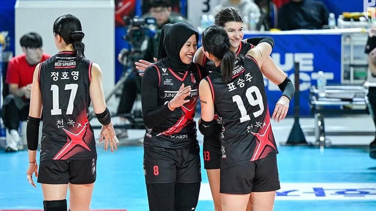 Hasil Korean V League 2024/2025: Duo Bukilic + Megawati Antar Red Sparks Hajar Hyundai Hillstate & Kembali ke Jalur Kemenangan