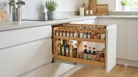 7 Model Rak Bumbu Tarik yang Membuat Kitchen Set Lebih Rapi, Praktis dan Memaksimalkan Ruang