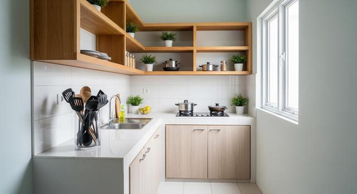 8 Ide Tata Letak Kitchen Set L-Shape untuk Dapur Kecil, Bikin Nyaman saat Masak