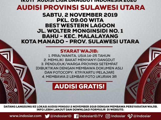 Lida 2020 Audisi Digelar Di Manado Gorontalo Dan Surabaya Akhir Pekan Ini Showbiz Liputan6 Com