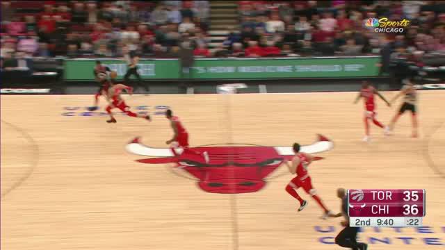 Berita video game recap NBA 2017-2018 antara Toronto Raptors melawan Chicago Bulls dengan skor 122-98.