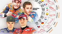 Infografis Jadwal MotoGP (Liputan6.com/Trie yas)