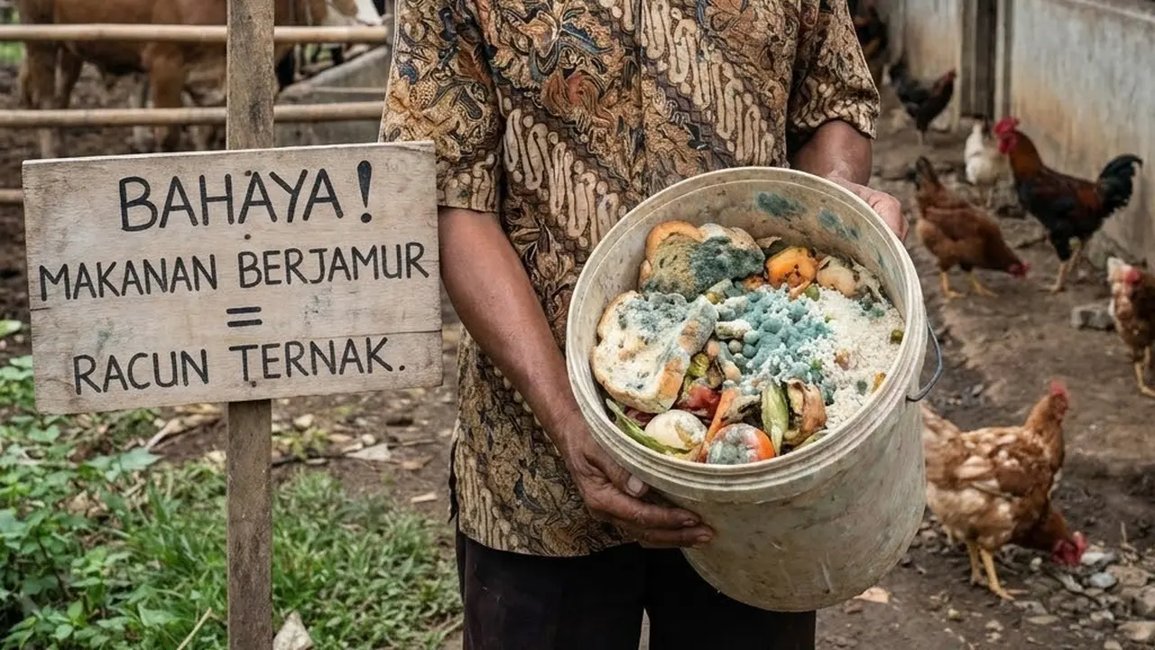 Makanan yang Sudah Berjamur atau Busuk (Gemini AI)