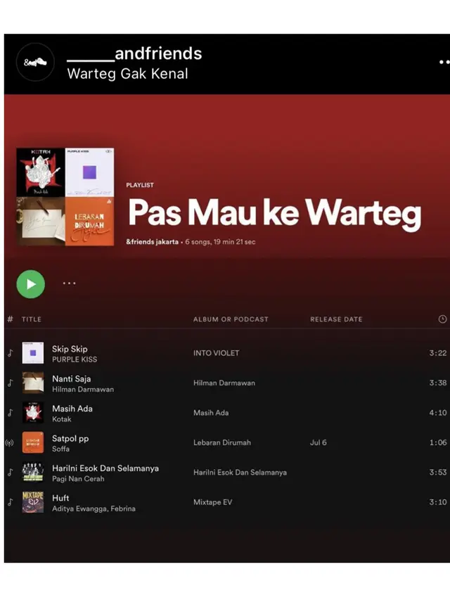 6 Potret Kocak Judul Playlist Musik Tentang PPKM Ini Bikin Ketawa