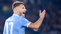 1. Ciro Immobile (Lazio) - 25 Gol (9 Penalti). (AFP/ Filippo Monteforte)
