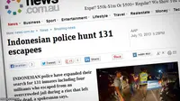 Media Australia: 131 Napi Kabur dari LP Tanjung Gusta