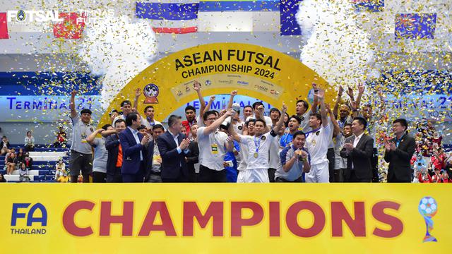 Foto: Aksi-Aksi Spartan Penggawa Timnas Futsal Indonesia saat Menjuarai Piala AFF 2024