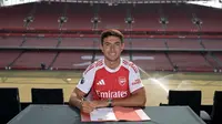 Martin Zubimendi resmi bergabung ke Arsenal setelah ditebus dari Real Sociedad pada Minggu (6/7/2025) malam WIB. (dok. Arsenal)