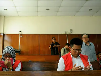 Selasa (19/8/14), sidang perdana kasus pembunuhan Ade Sara digelar di Pengadilan Negeri Jakarta Pusat. (Liputan6.com/Faisal R Syam)