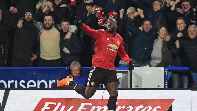 Romelu Lukaku kabarnya telah setuju pindah ke Juventus (AFP/Oli Scarff)