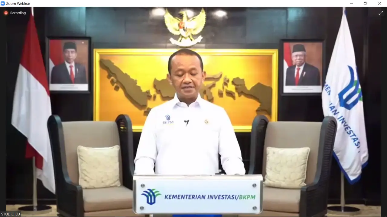 Bahlil Lahadalia selaku Menteri Investasi Republik Indonesia/Kepala BKPM