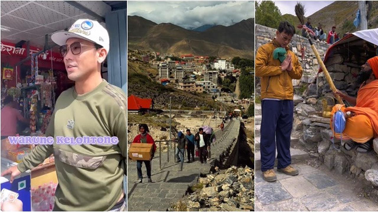 8 Potret Perjalanan Denny Sumargo di Nepal, Temui Berbagai Hal Unik