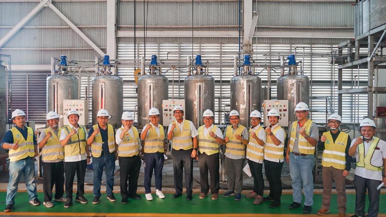 PT Barata Indonesia (Persero) sukses menjalankan rangkaian uji coba penuh kapasitas enam reaktor B100.(Dok Barata)