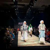 Festival busana muslim MUFFEST+2022 kembali digelar dengan menyuguhkan lebih dari 100 desainer Tanah Air. (Foto: FIMELA.com/Hilda Iriyanti Rahma).
 