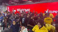 Malam 17 Agustus, Masyarakat Kudus Dukung Garuda Pertiwi Melawan Malaysia di Srikandi Merdeka Cup