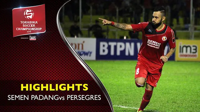 Video highlights TSC 2016 antara Semen Padang vs Persegres Gresik yang berakhir dengan skor 2-0 di Stadion H. Agus Salim, Padang