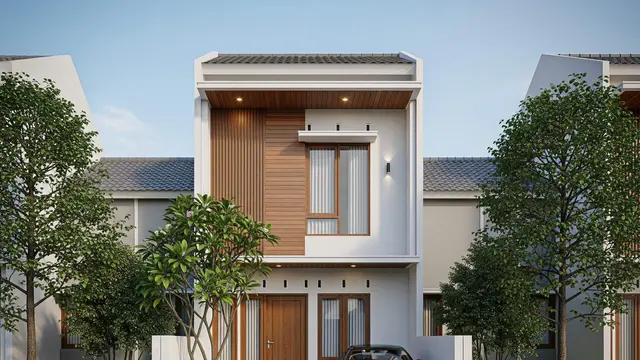 Rumah Mungil Lebar 3 Meter Tapi Elegan