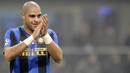 2. Adriano - Adriano bergabung dengan Inter Milan di tahun 2004 dengan nilai kontrak mencapai 23,4 juta Euro. (AFP/Damien Meyer)