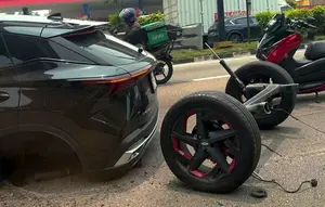 Kejadian Lagi, As Roda Belakang Chery Omoda 5 Copot