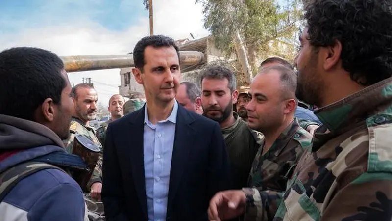 Presiden Suriah Bashar al-Assad ke Ghouta Timur