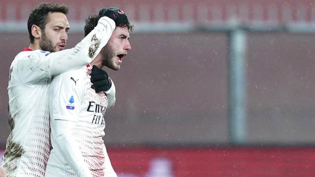 FOTO: Tertahan di Markas Genoa, AC Milan Tetap Bertengger di Puncak Serie A