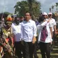 Presiden Jokowi di Merauke (Liputan6.com/ Katharina Janur)