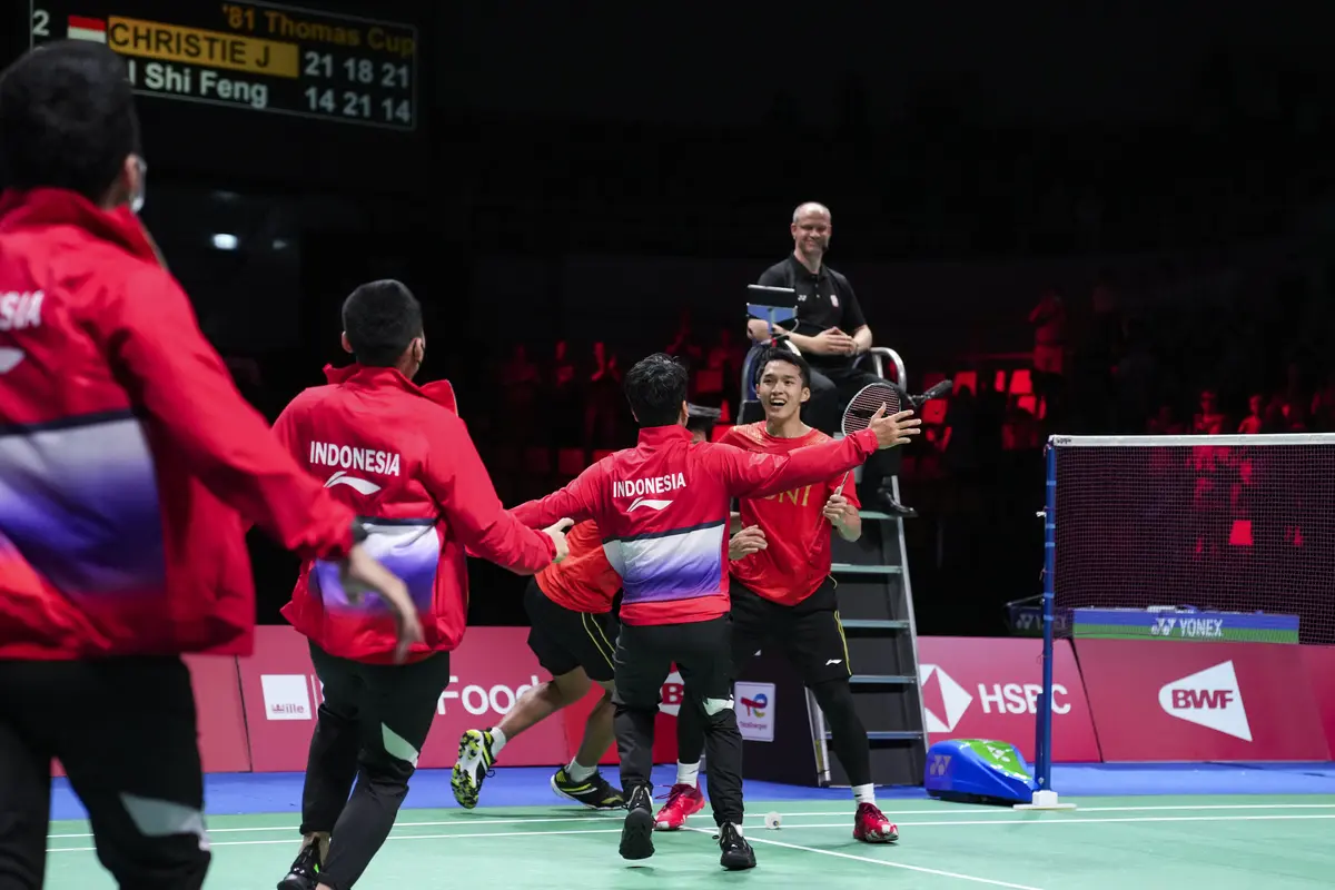 Indonesia Kembali Raih Gelar Juara Thomas Cup