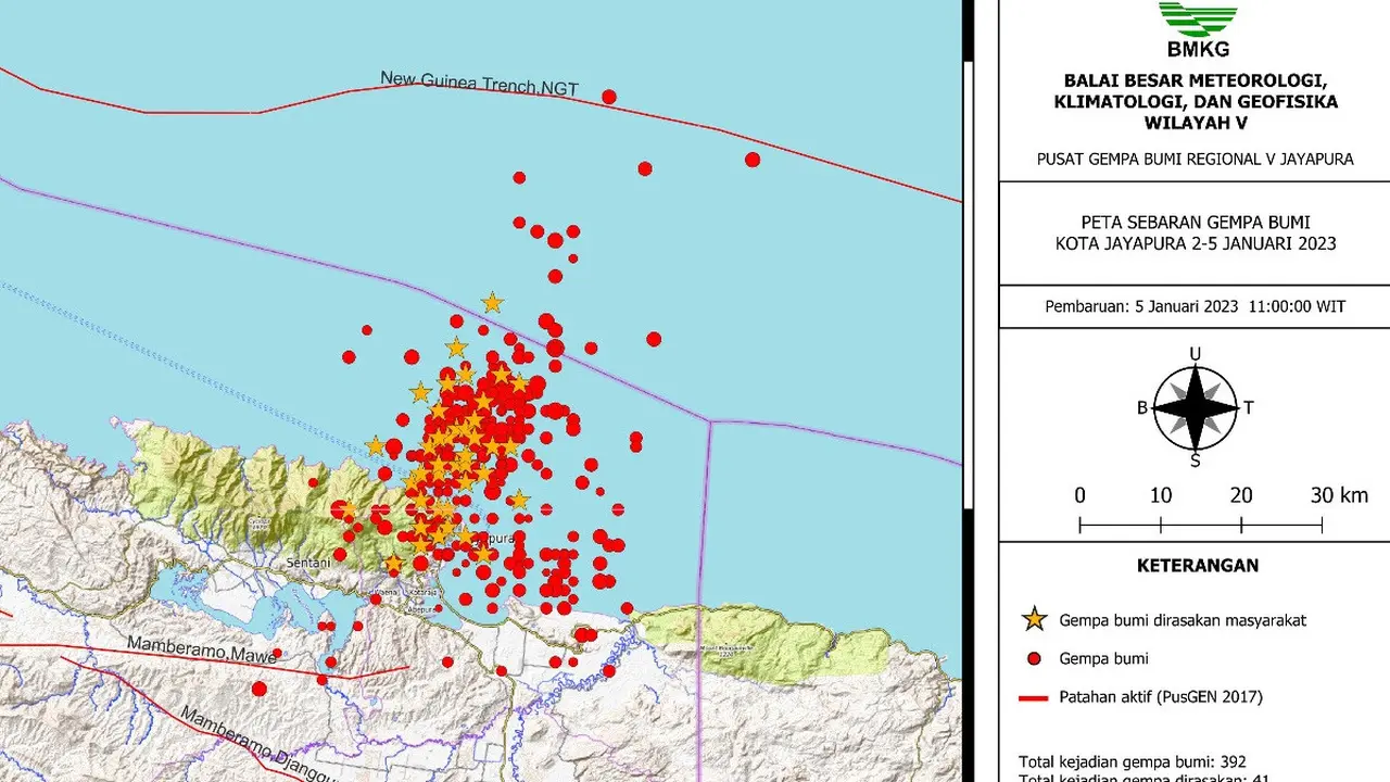 Gempa Jayapura