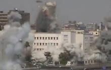 Israel Makin Haus Darah, ini Video Rudal Zionis Hancur Leburkan Kemenhan Suriah