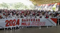 Relawan se- Bandung Raya Deklarasi 'Sauyunan 2024 Milu Jokowi' (Istimewa)