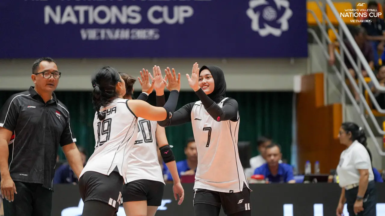 Timnas Voli Putri Indonesia - AVC Nations Cup 2025 - Bola Voli