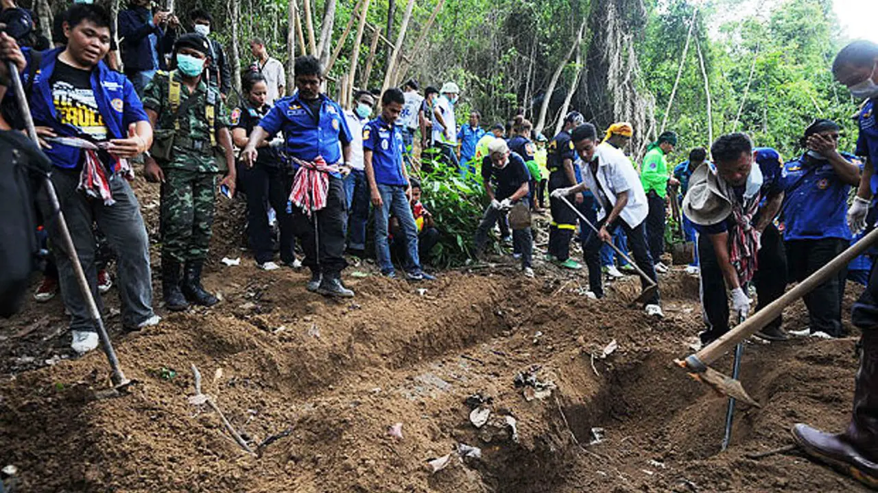 Kuburan massal imigran ditemukan di Malaysia 